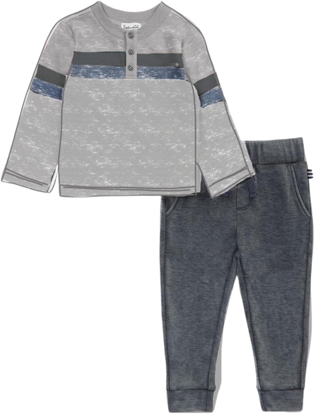 boys Shore Striped Long Sleeve Set