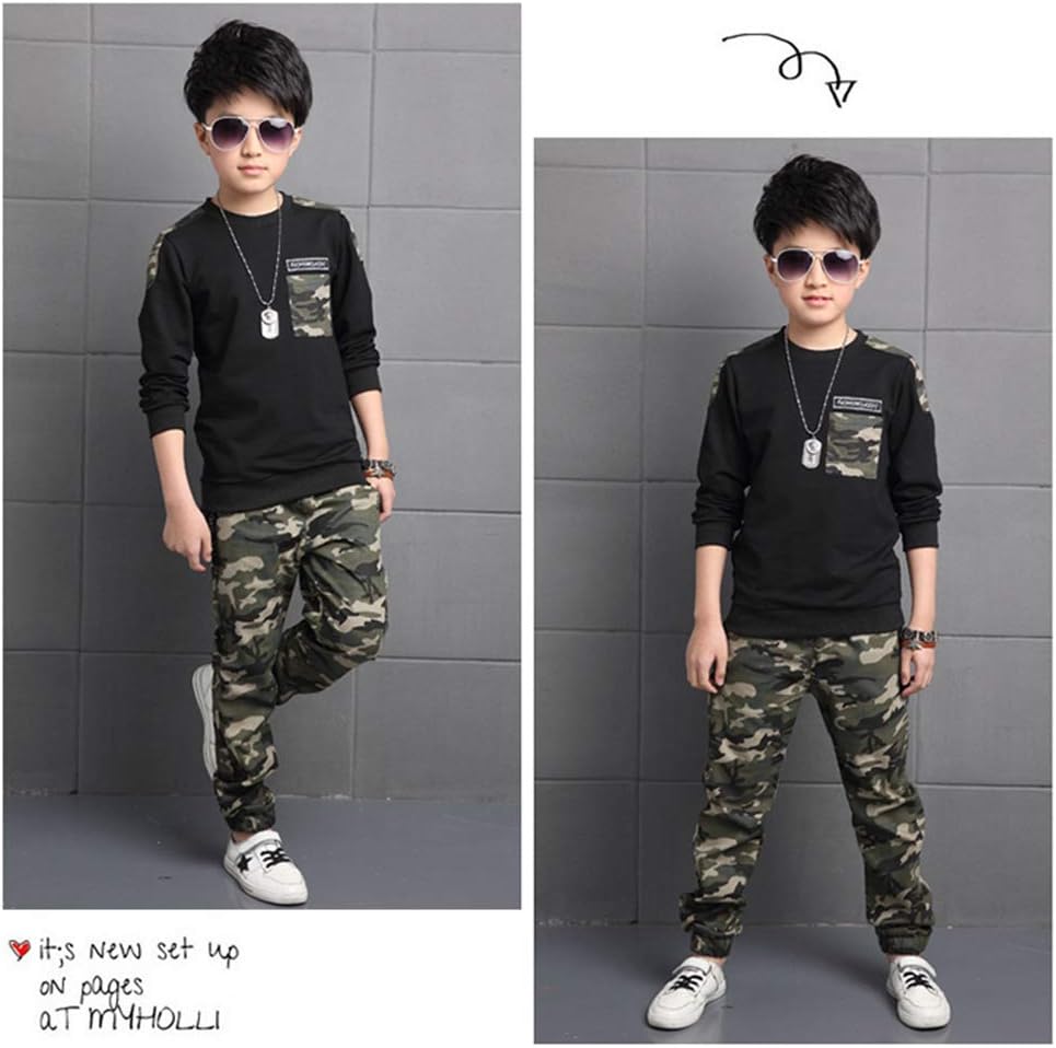 Perfect Boys Camouflage Outfit for 4-12 Year Olds