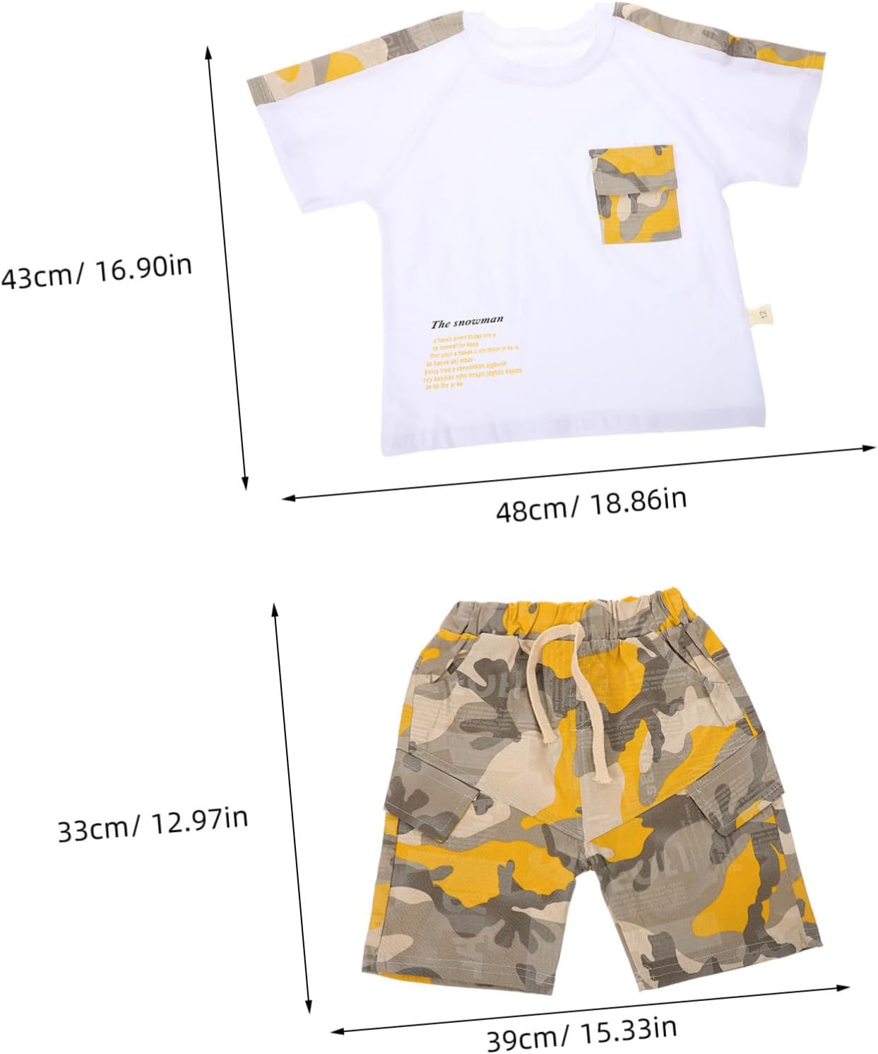 KESYOO Boys Summer Set Trendy T-Shirt Pants for Maximum Coolness