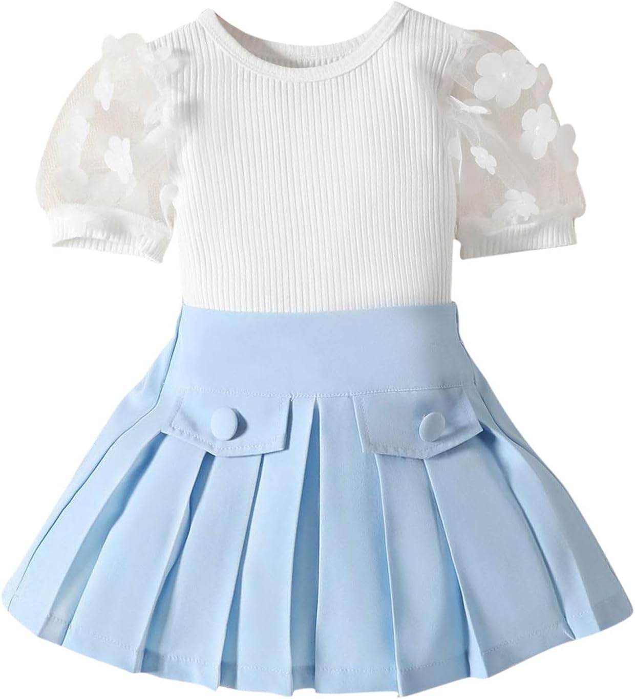 Candy Color Ruffle Dress