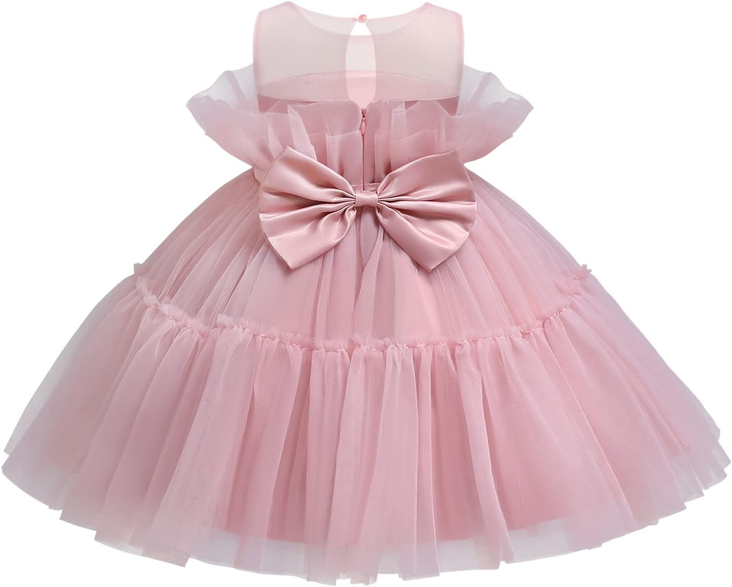 Girls Tracksuit Set with Bow Patchwork Dress for Toddler