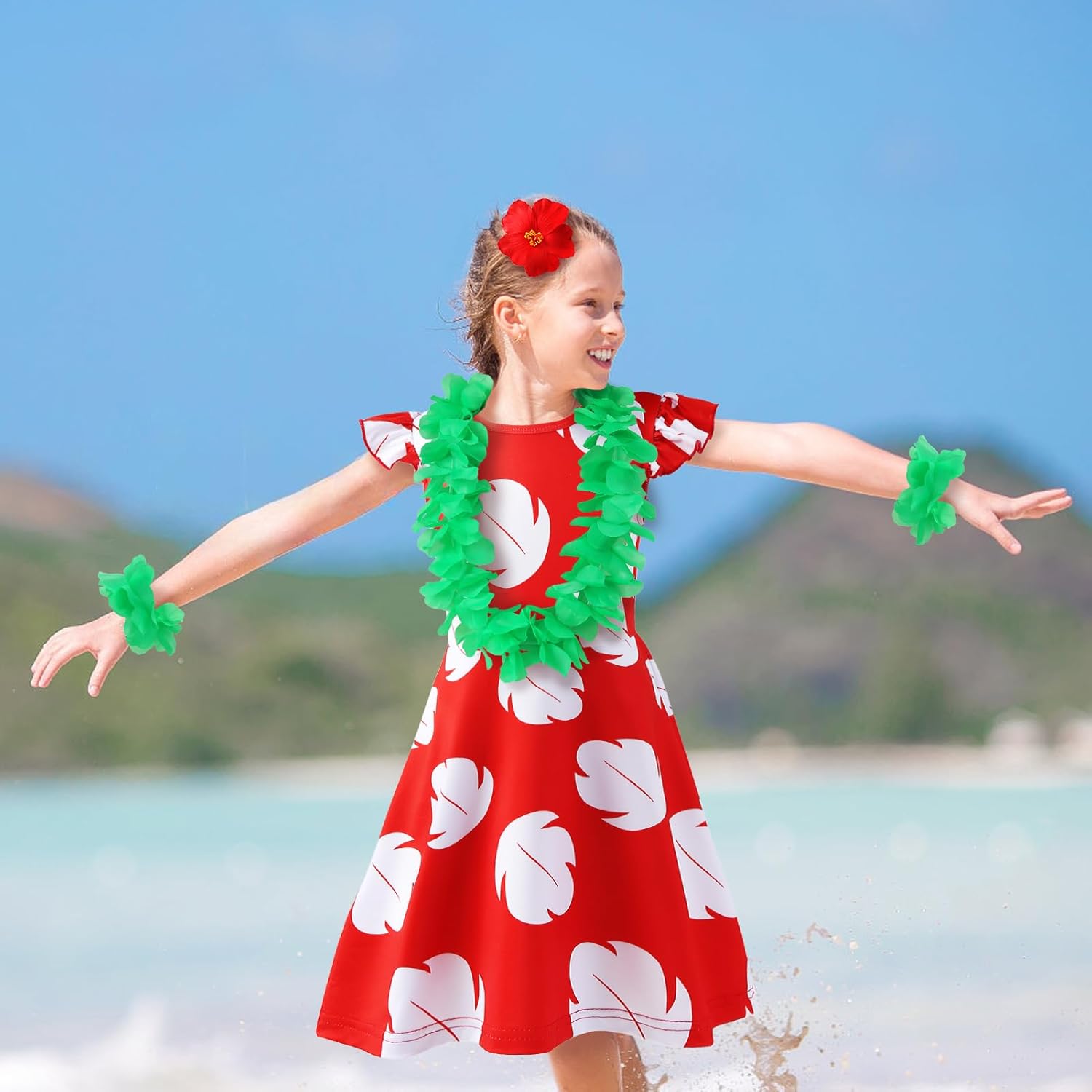 Hawaiian Princess Costumes Accessories Toddler Set