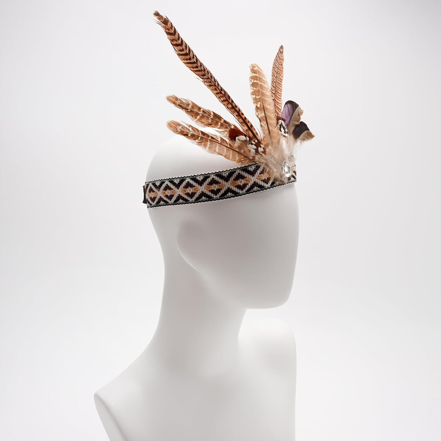Feather Headband Accessories - Handmade Chief Costume