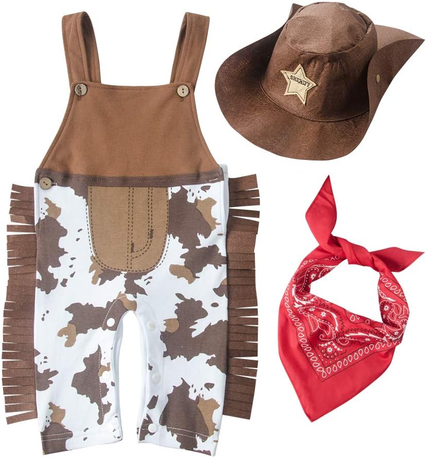 Cute Kids Halloween - Toddler Cowboy Romper