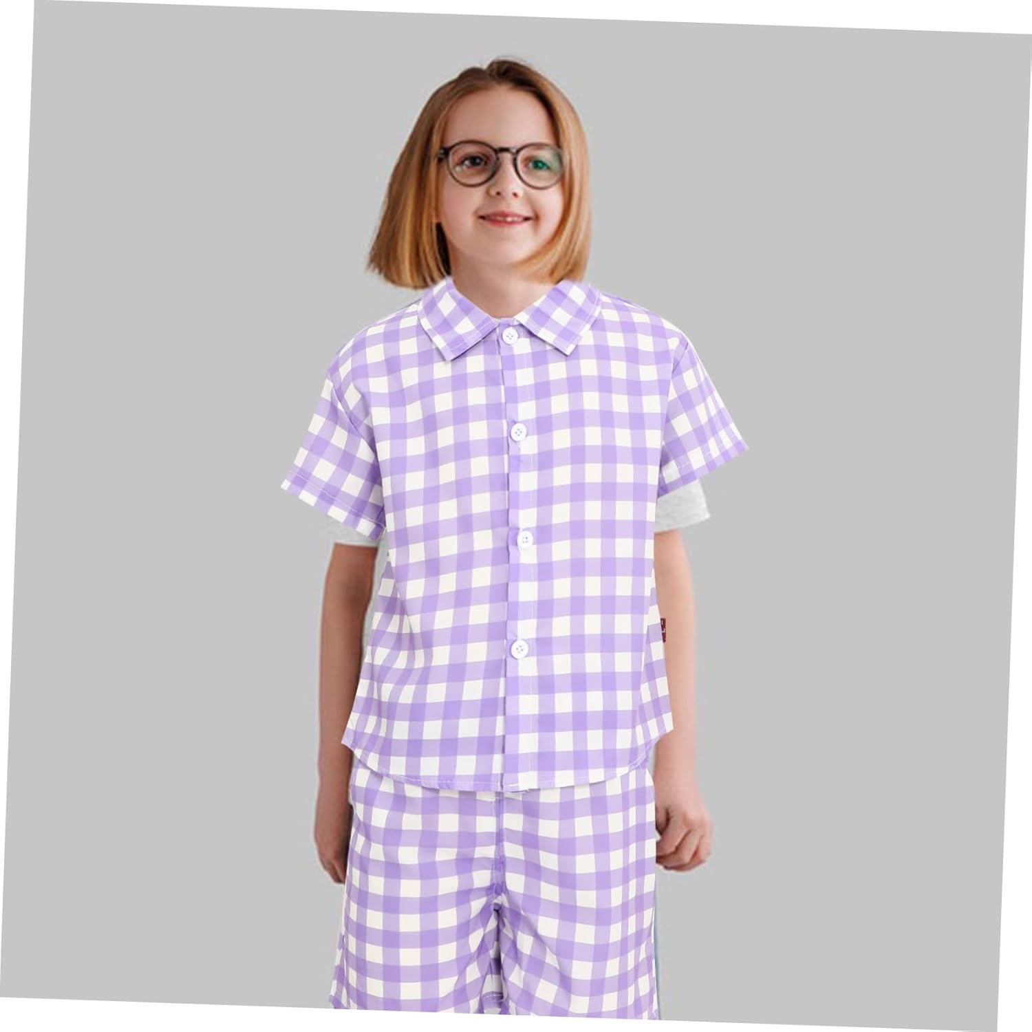 Cool Boys Plaid Summer Short Sleeve Set