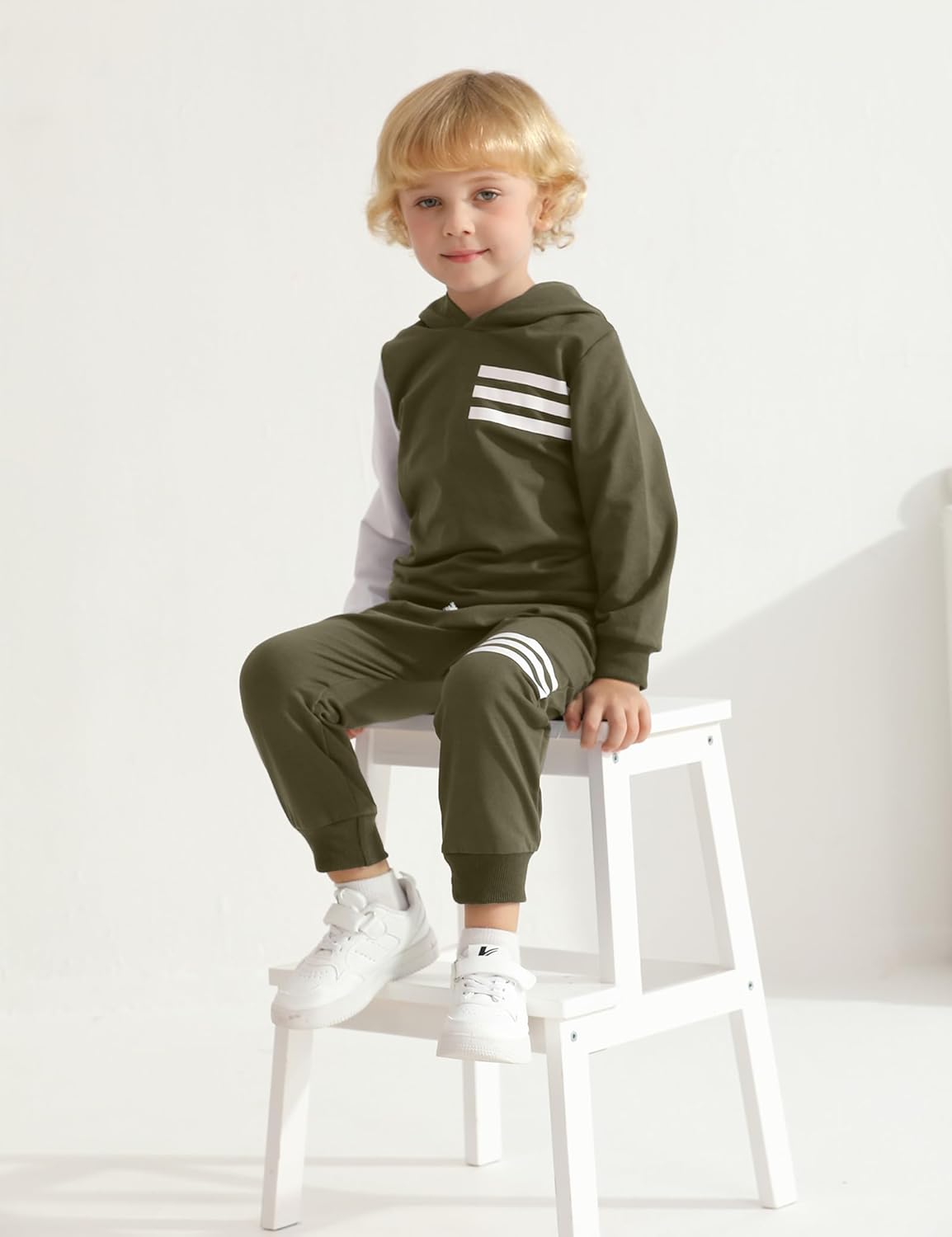 Toddlers Fall Outfit Set Cozy Long Sleeve Hoodie Sweatpants