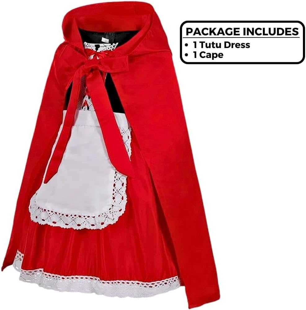 Amscan Red Riding Hood Tutu Dress Cape Set - 3-6 Months