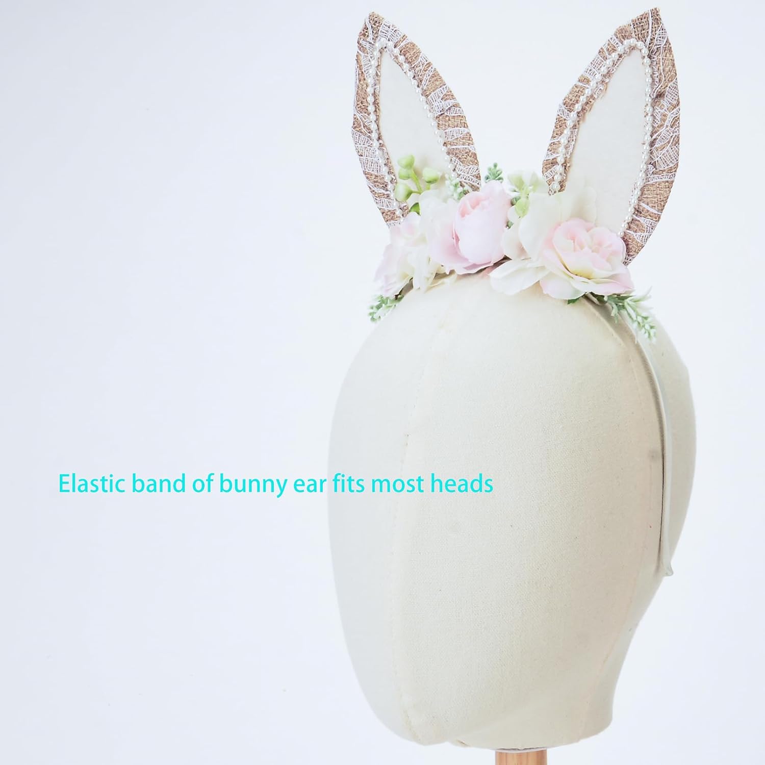 Merroyal Bunny Ears Headband