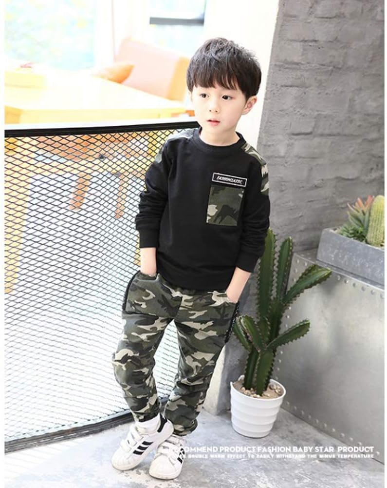 Perfect Boys Camouflage Outfit for 4-12 Year Olds