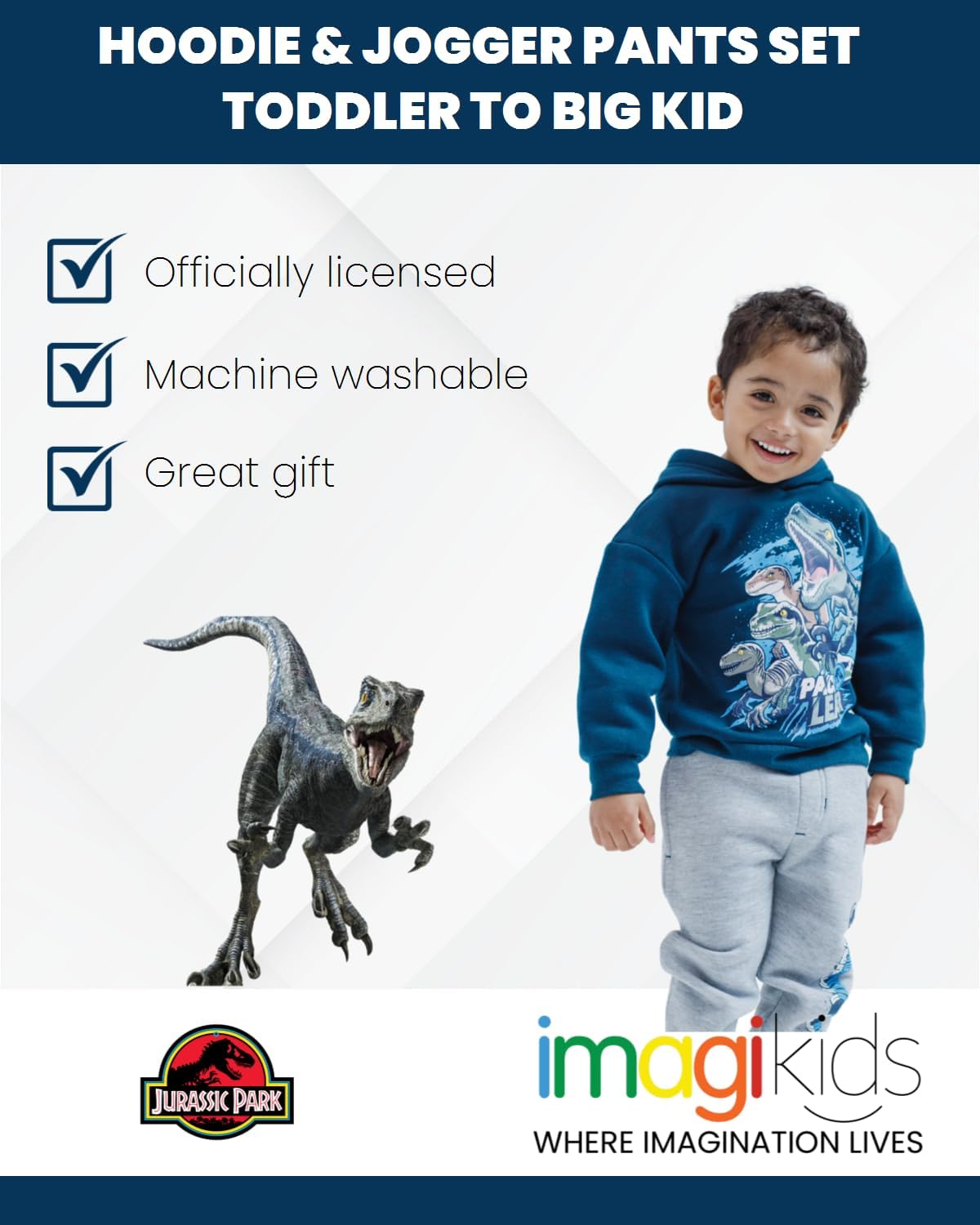 Double Knit T-Rex Pullover Pants Set