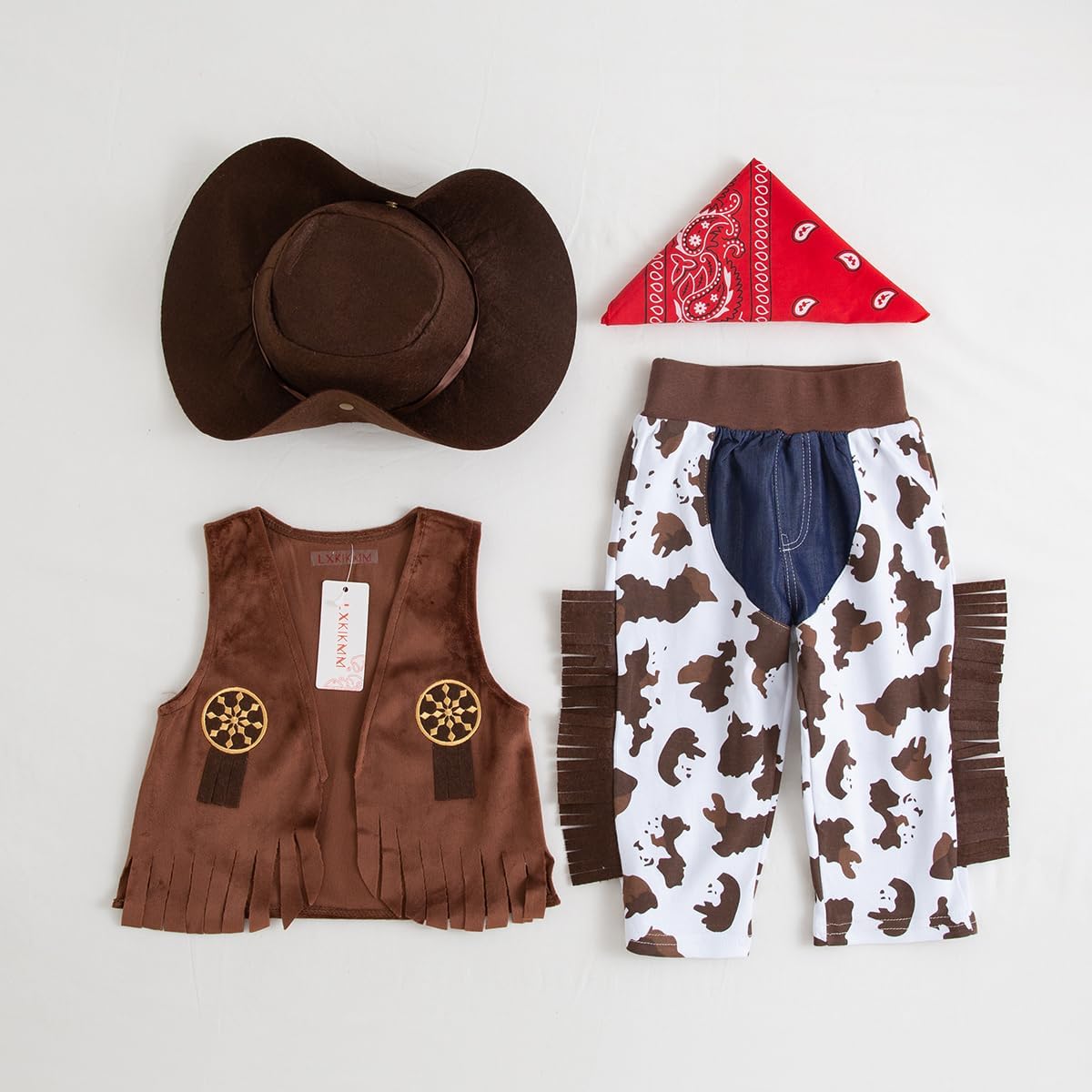 LXKIKMM Mays Baby Western Costume Set for Boys