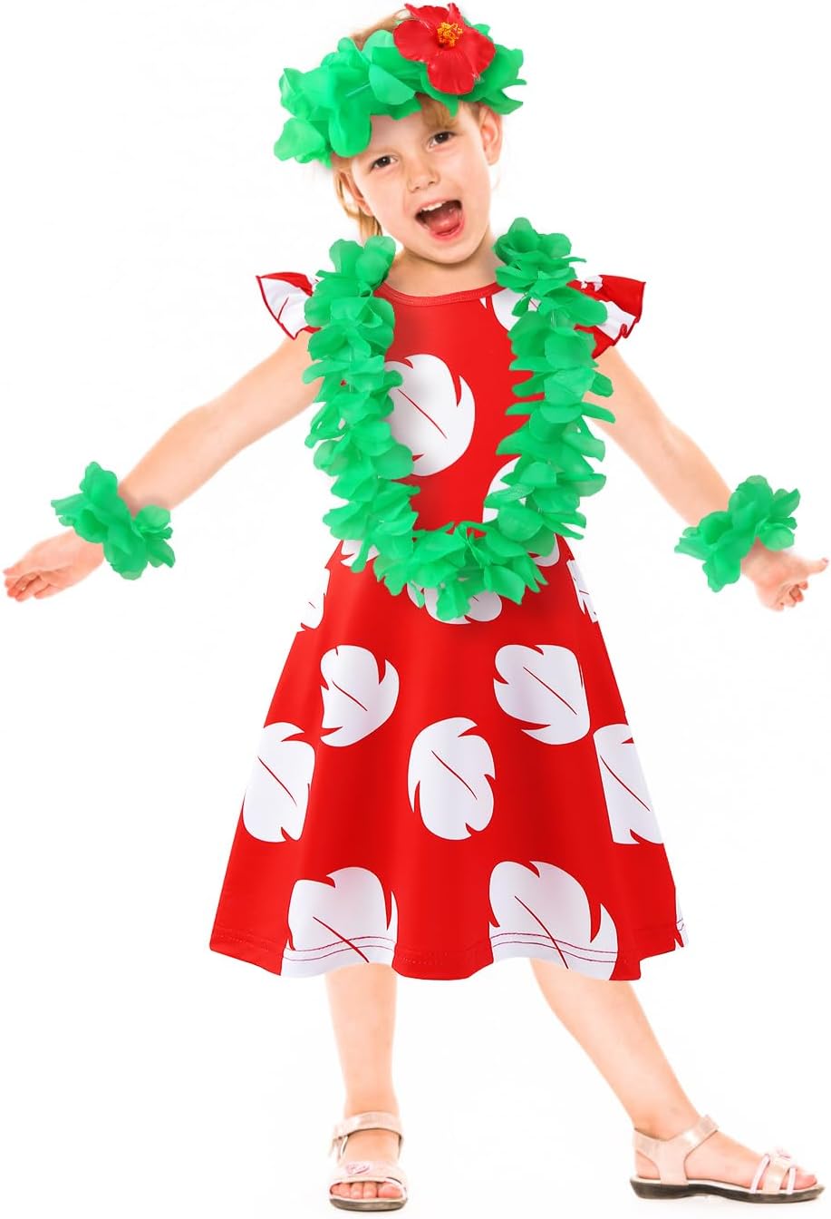 Hawaiian Princess Costumes Accessories Toddler Set