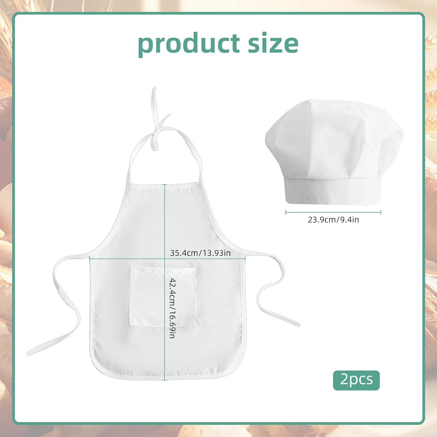 2-Piece Newborn Baby Chef Coordi
