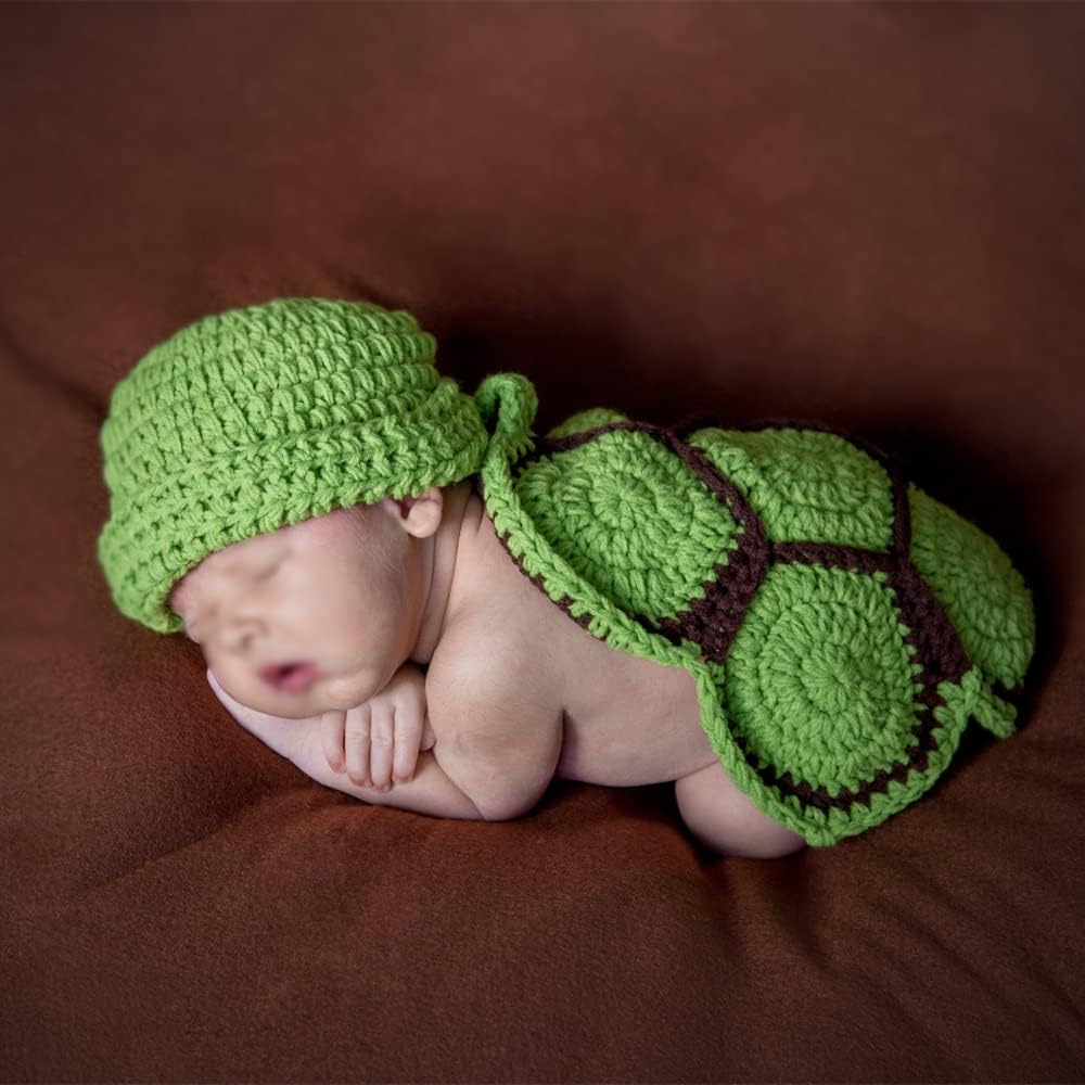 BABY TURTLE KNIT COSTUME Set