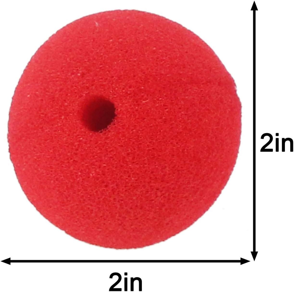 30PCS 2x2 Red clown nose Halloween Christmas costumes