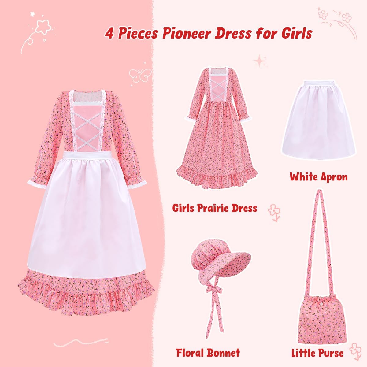 Pioneer Girl Colonial Dress