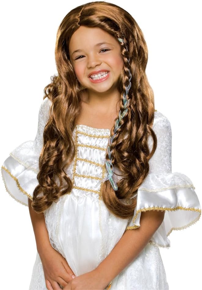 Rubies Childs Princess Wig Brunette