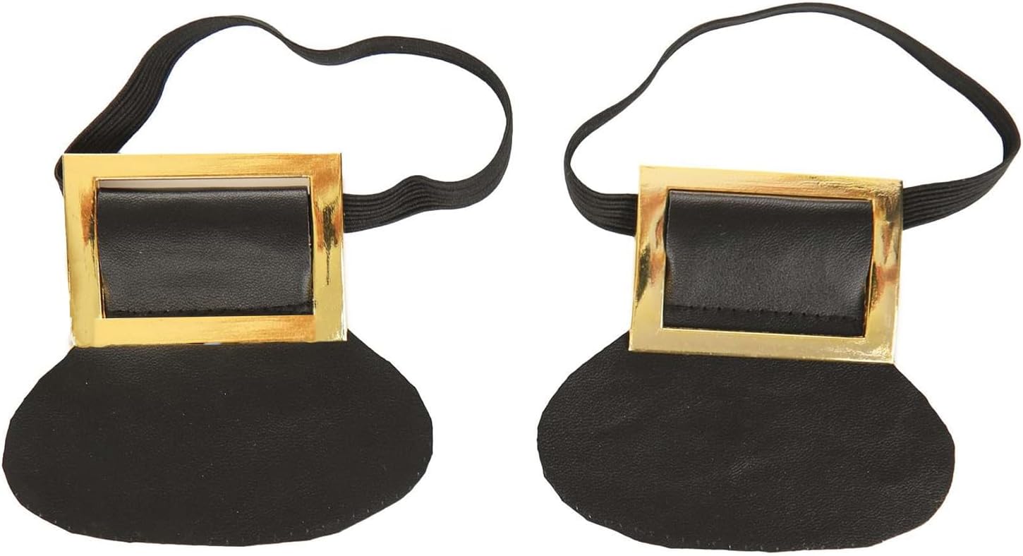 Colonial Style Shoe Buckle and Long White Socks for Kids