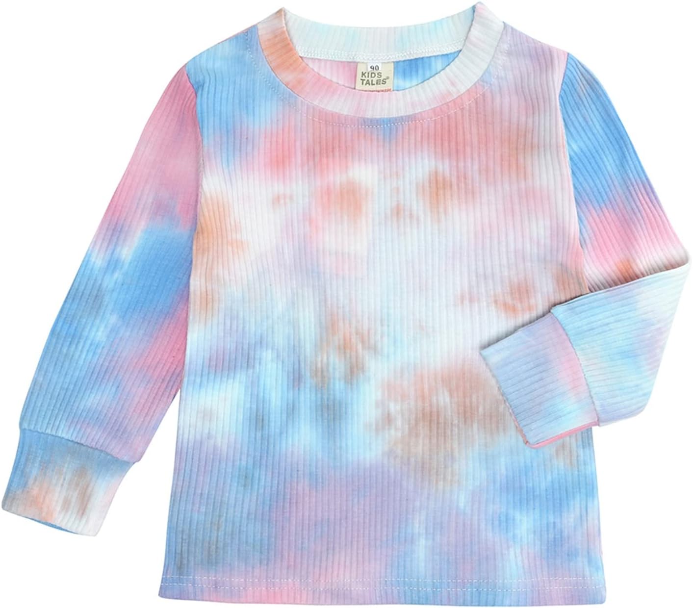 Toddler Boys Girls Fall Sweatshirt Tie Dye Set 2 Pcs