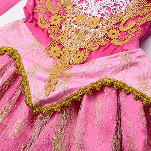 JerrisApparel Girls Pink Princess Costume Halloween Costumes