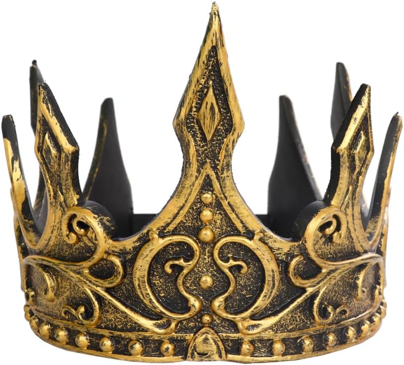 Regal Kings Crown Adjustable Prince Tiara