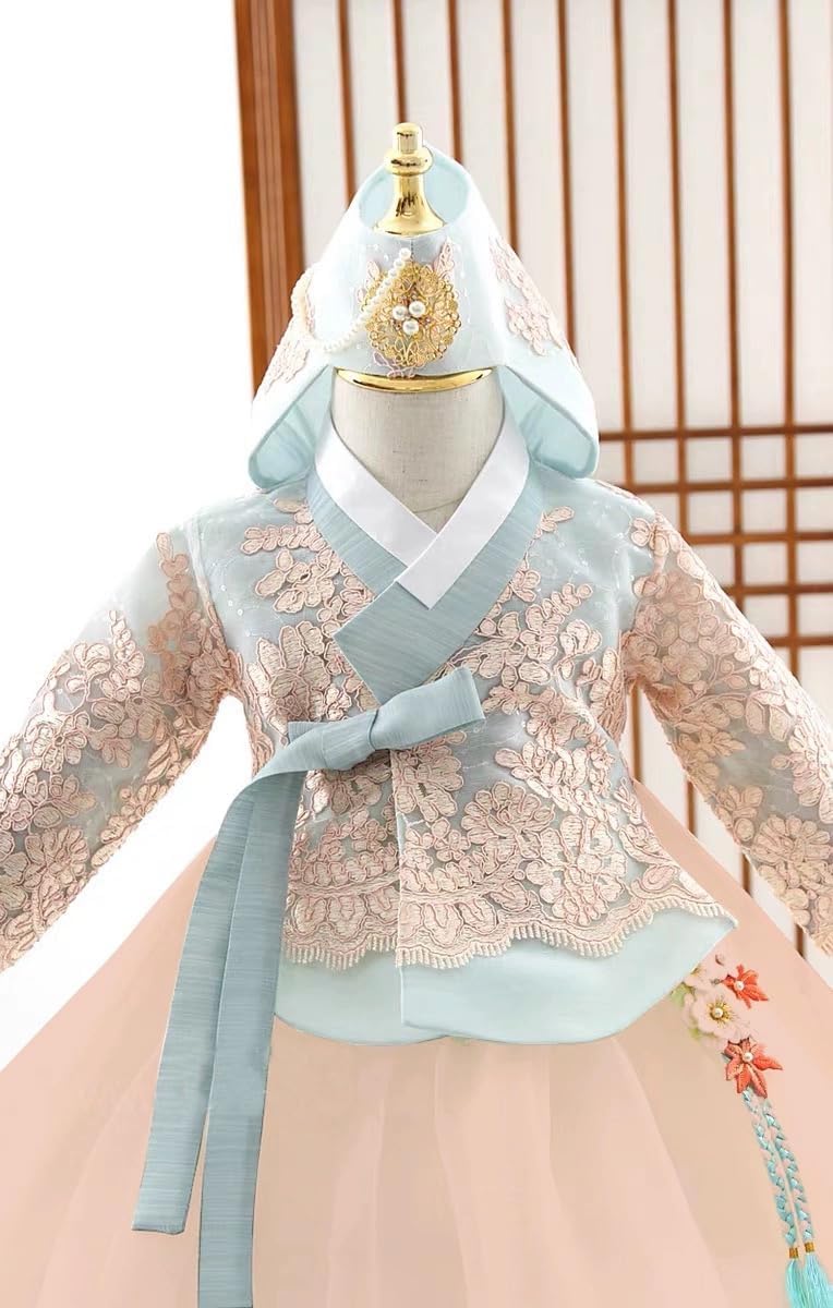Stylish Korean Traditional Costume for Baby Girls