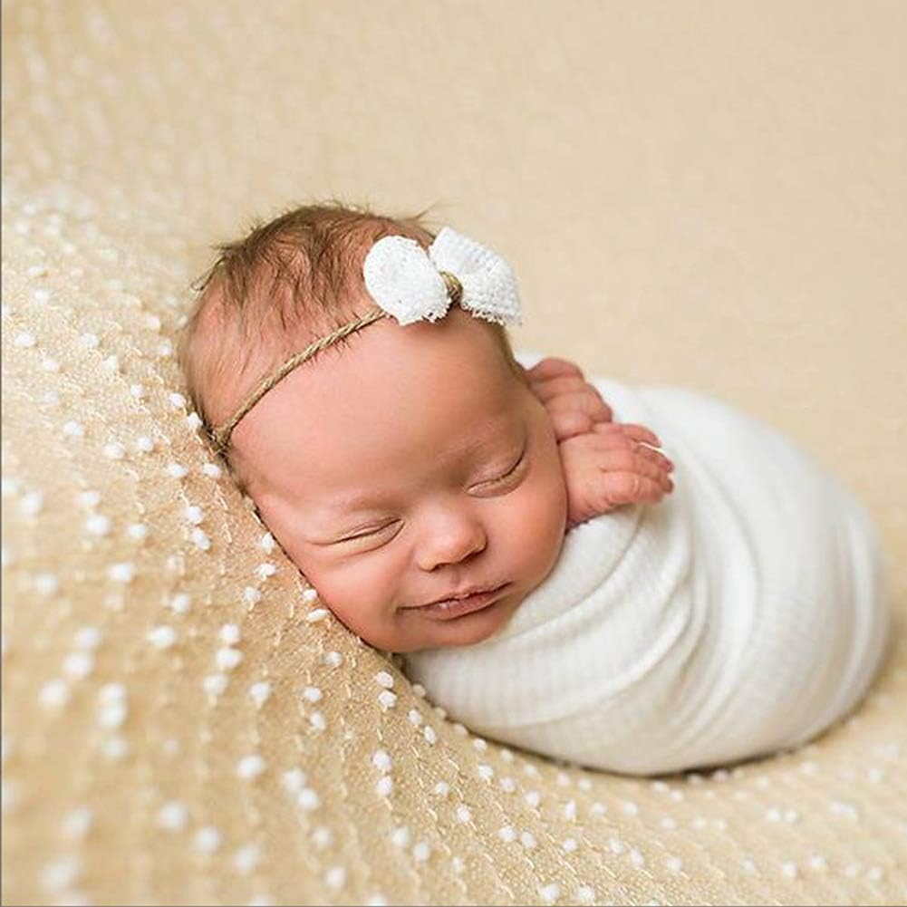 Newborn Dot Pattern Monthly Outfits Blanket for Photography