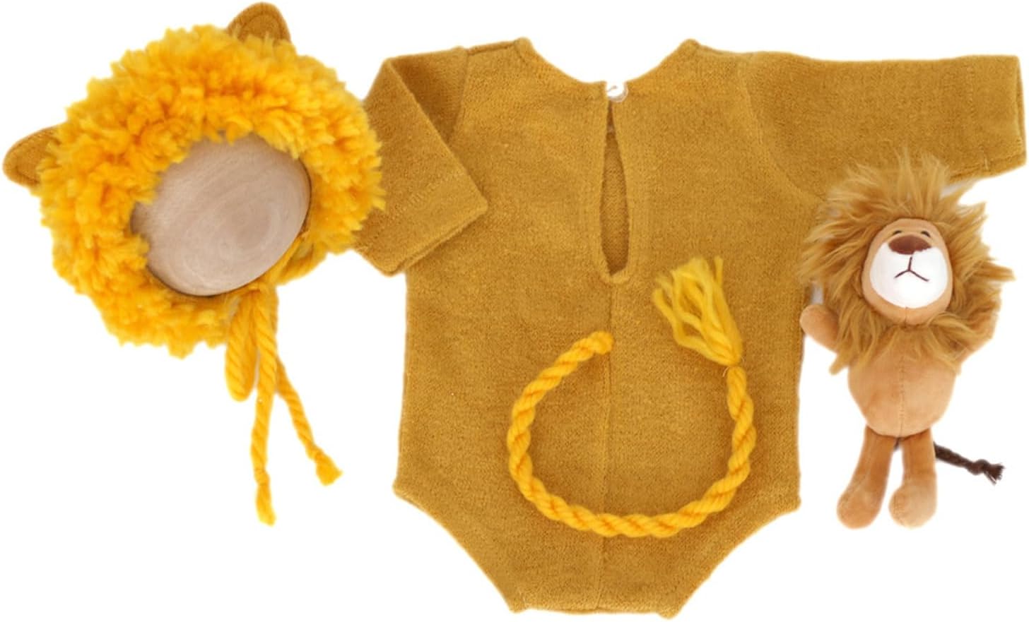 Step into the Jungle Vemonllas Knitted Lion Costume for Baby