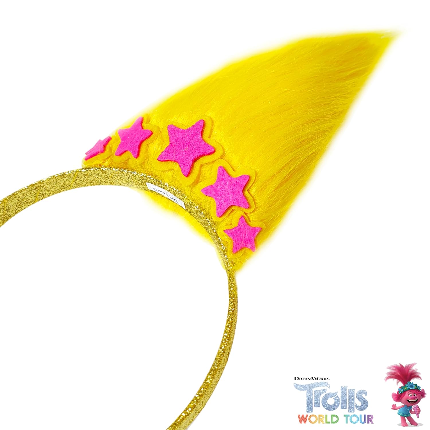 LUV HER Kids Trolls World Tour Headband with Wig