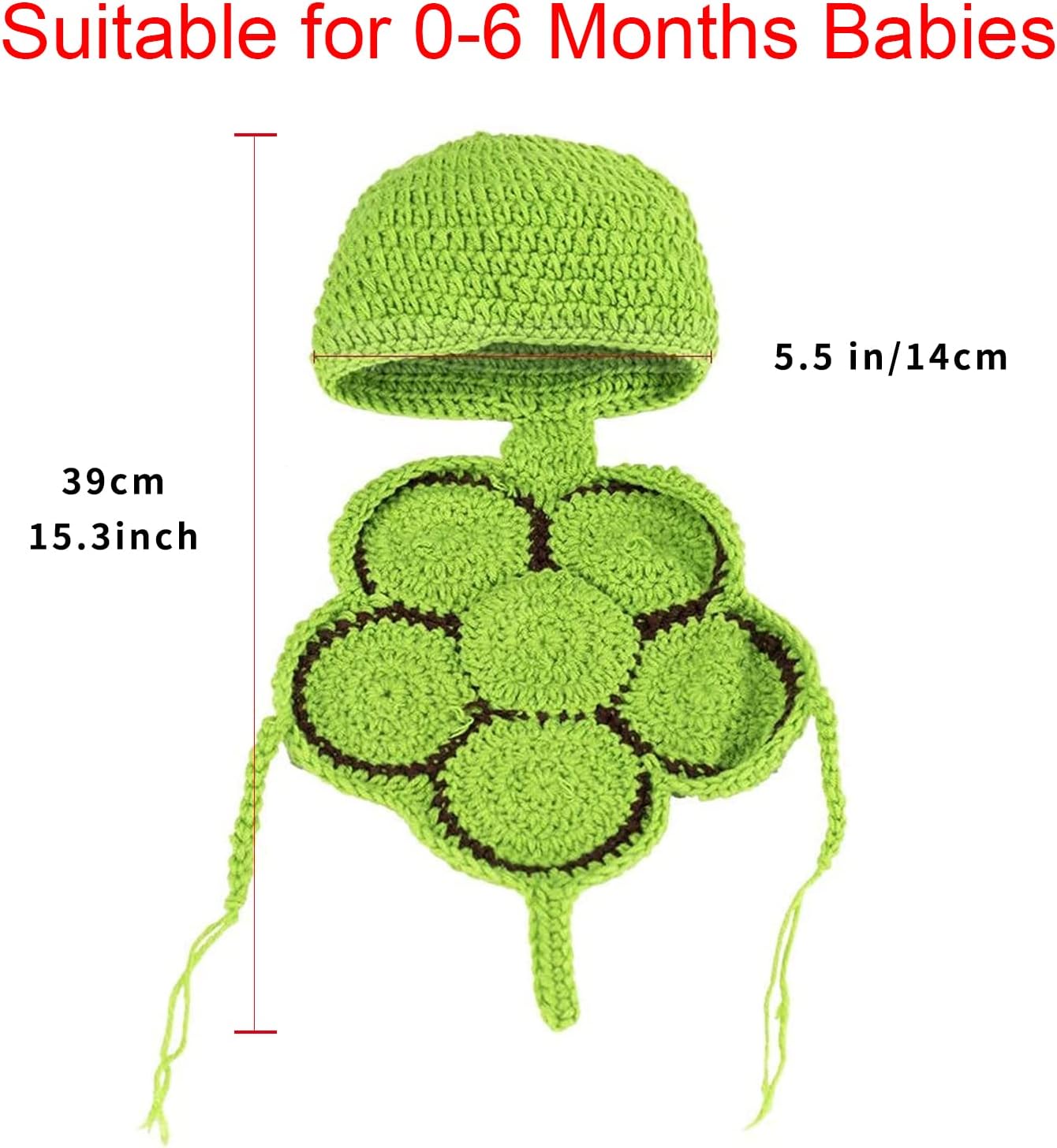 BABY TURTLE KNIT COSTUME Set