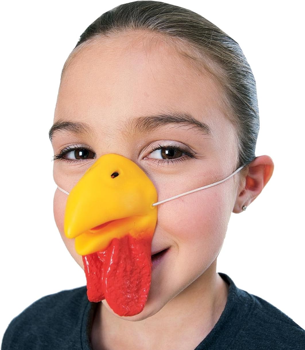 Rubies Costume Company RoosterChicken Nose Costume YellowRed