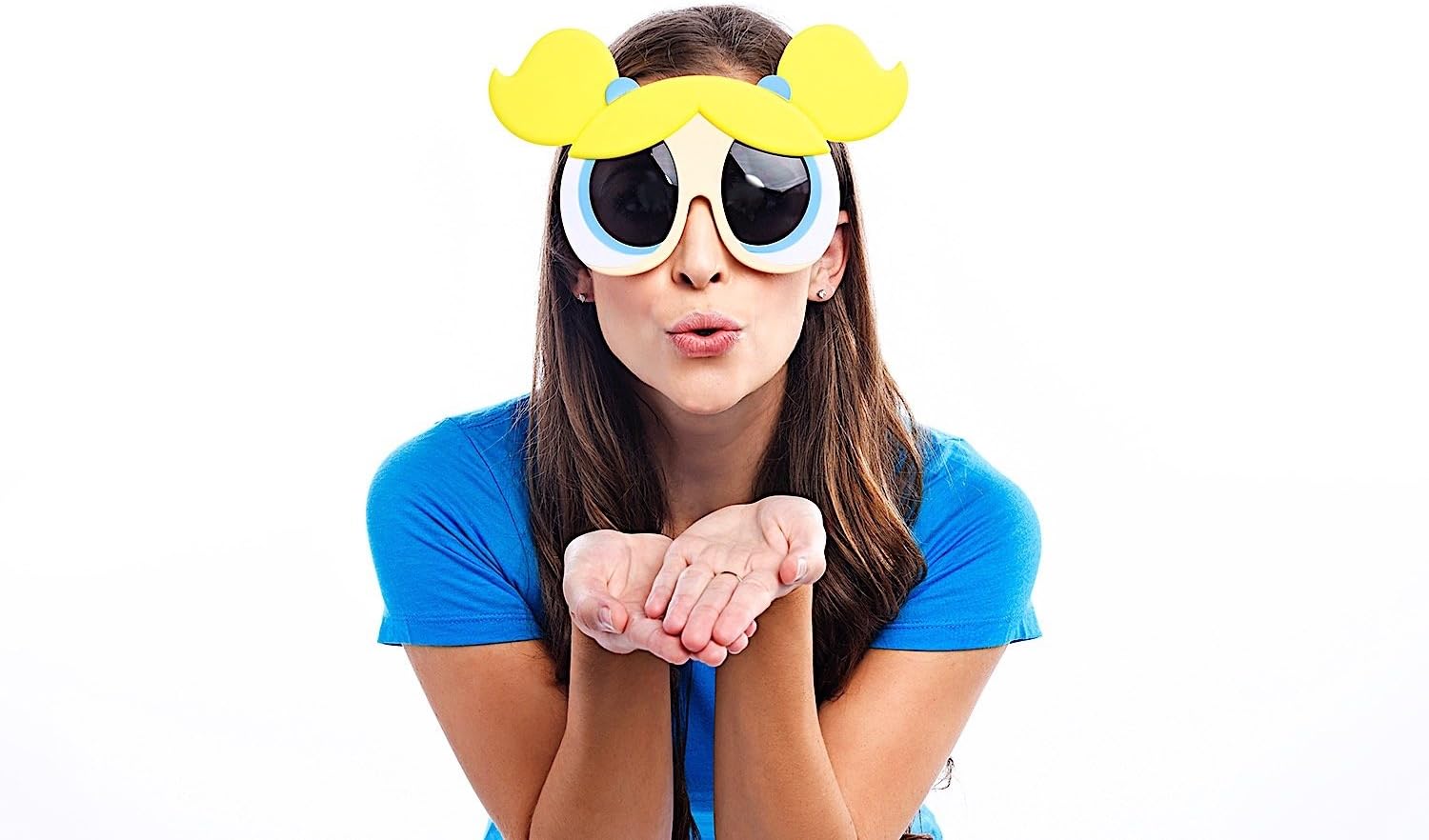 Sun-Staches Power Puff Girls Costumes Sunglasses UV Protection Like a Pro