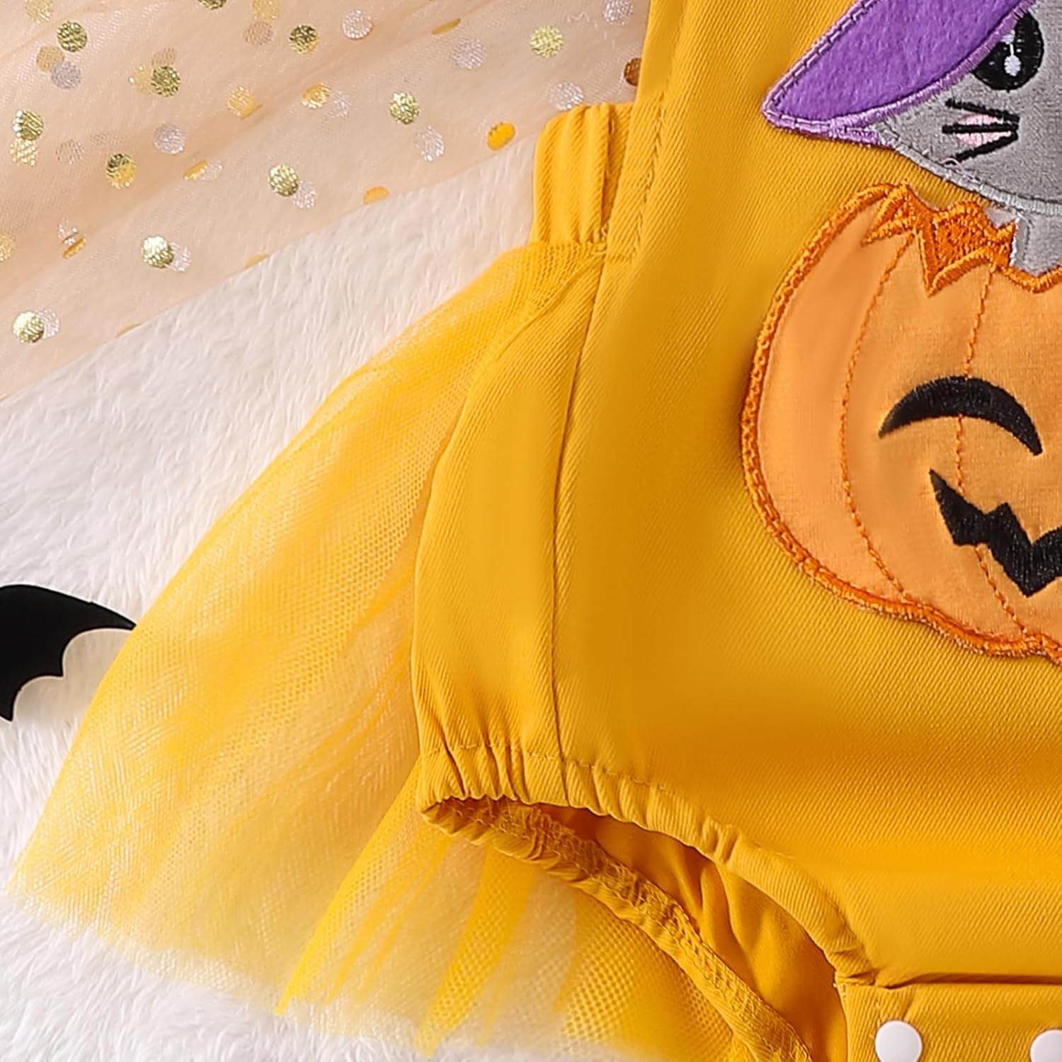 Halloween Baby Girls pumpkin costume romper 0-3 months