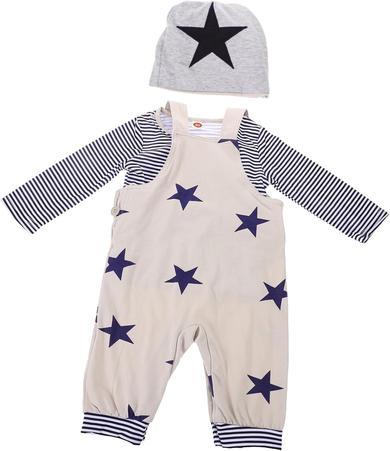 LIFKOME Spring Overall Trousers Suit for Boys