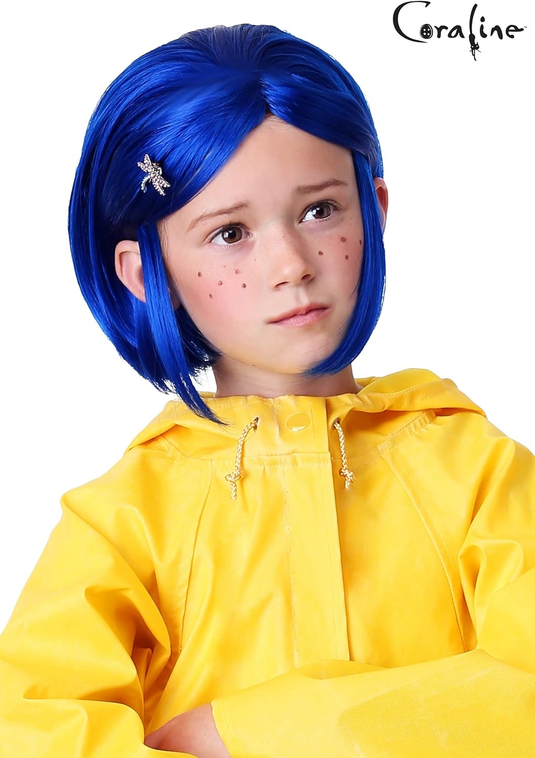 Fun Costumes Kids Coraline Blue Wig for Girls