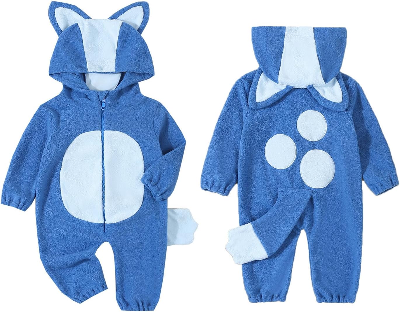 Cartoon Blue Dog Costume for Toddler Halloween Cute Comfortable