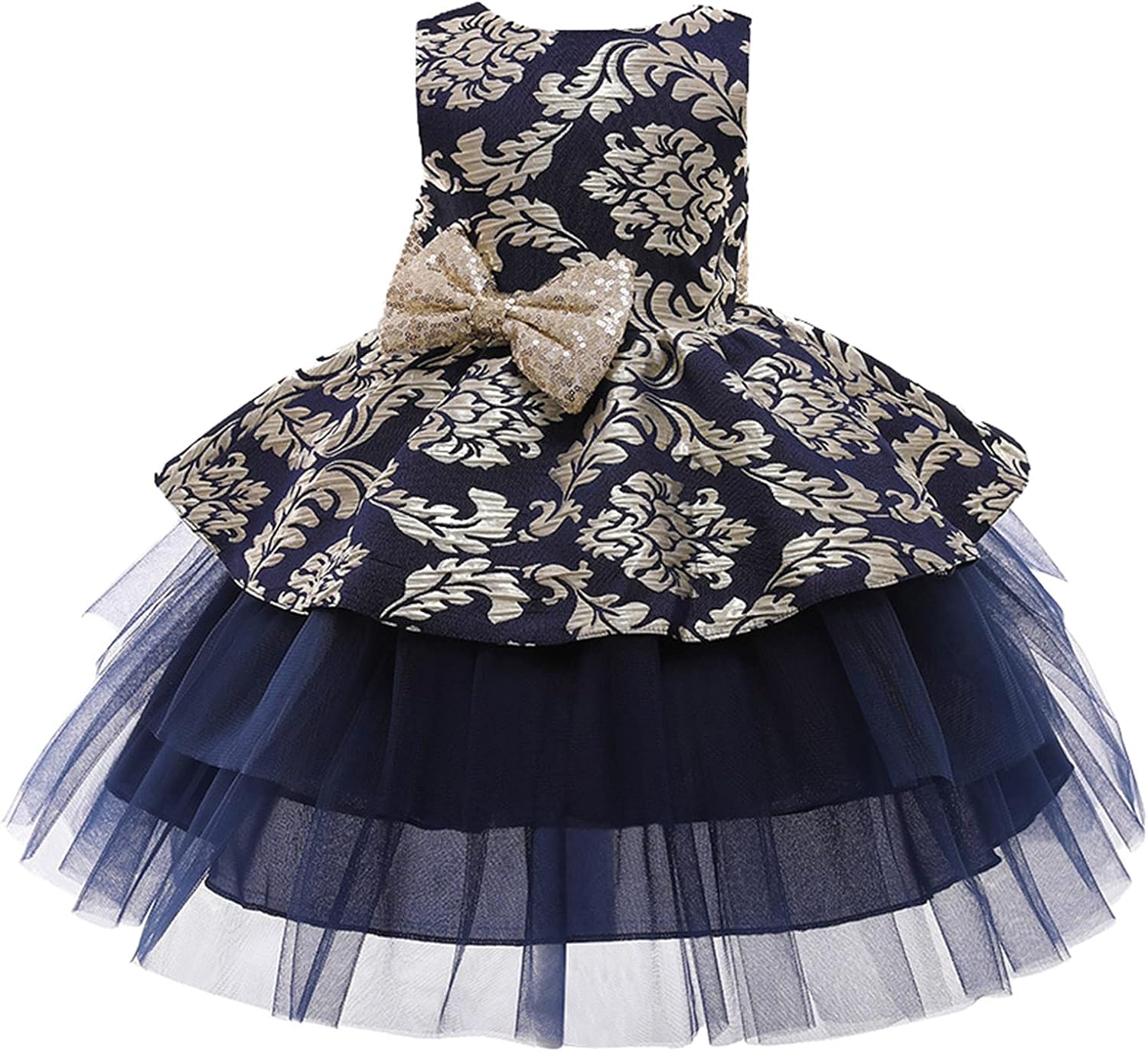 Adorable Adjustable Bowknot Tutu Pageant Dress for Infants