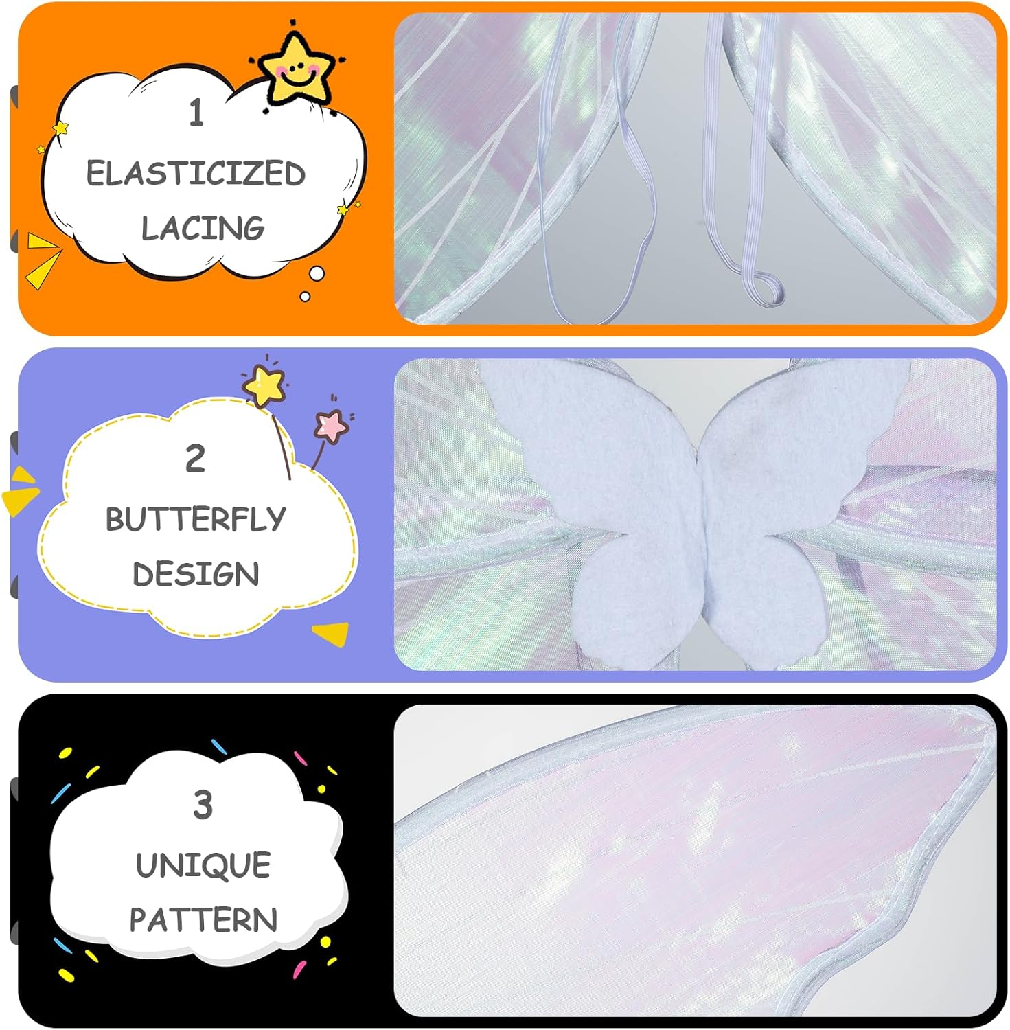 Enchanting Fairy Wings Set for Adults Girls
