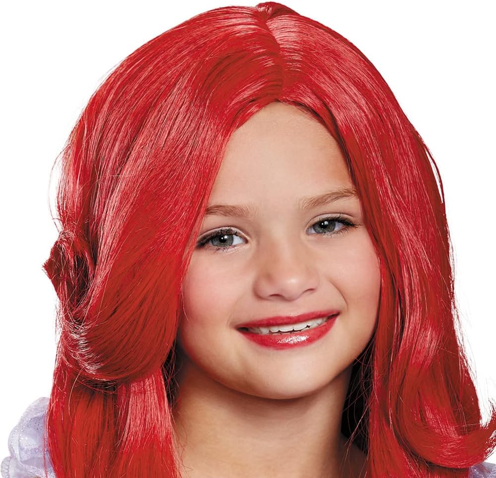 Disguise Disney Princess Ariel Little Mermaid Girl Wig