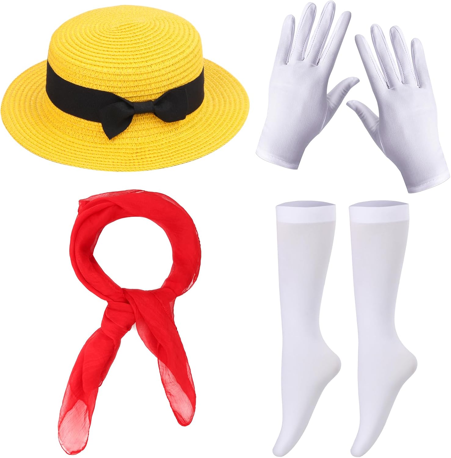 French School Girl Costume Accessories Set