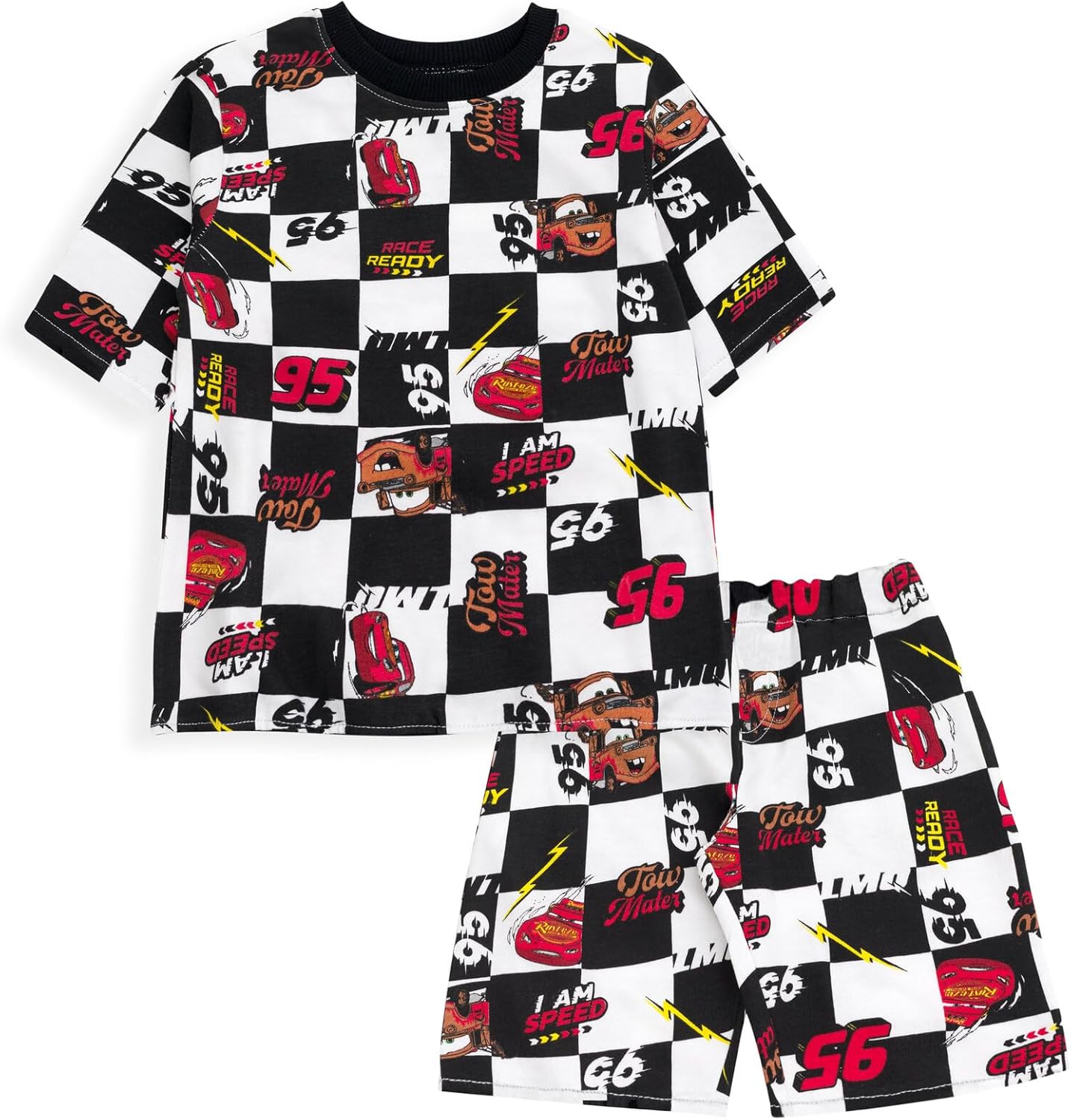 Disney Lightning McQueen Tow Mater More T-Shirt Shorts Set