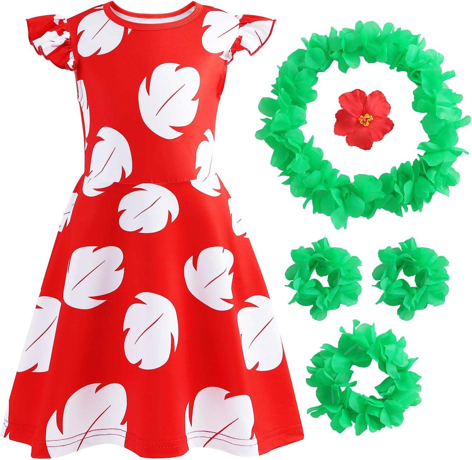 Hawaiian Princess Costumes Accessories Toddler Set