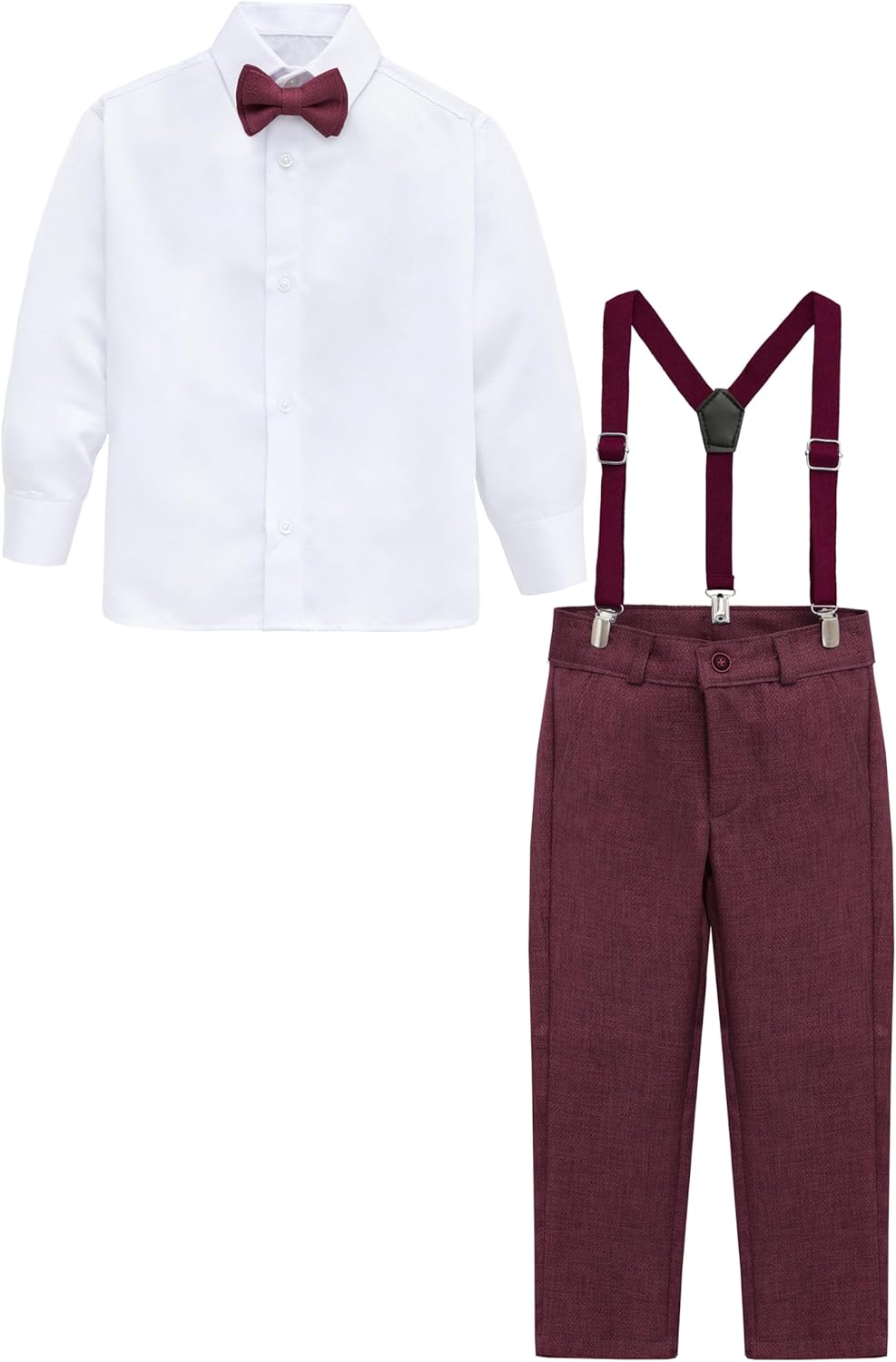 Lilax Boys Formal Slim Fit Pant Set of 4 Pcs 1