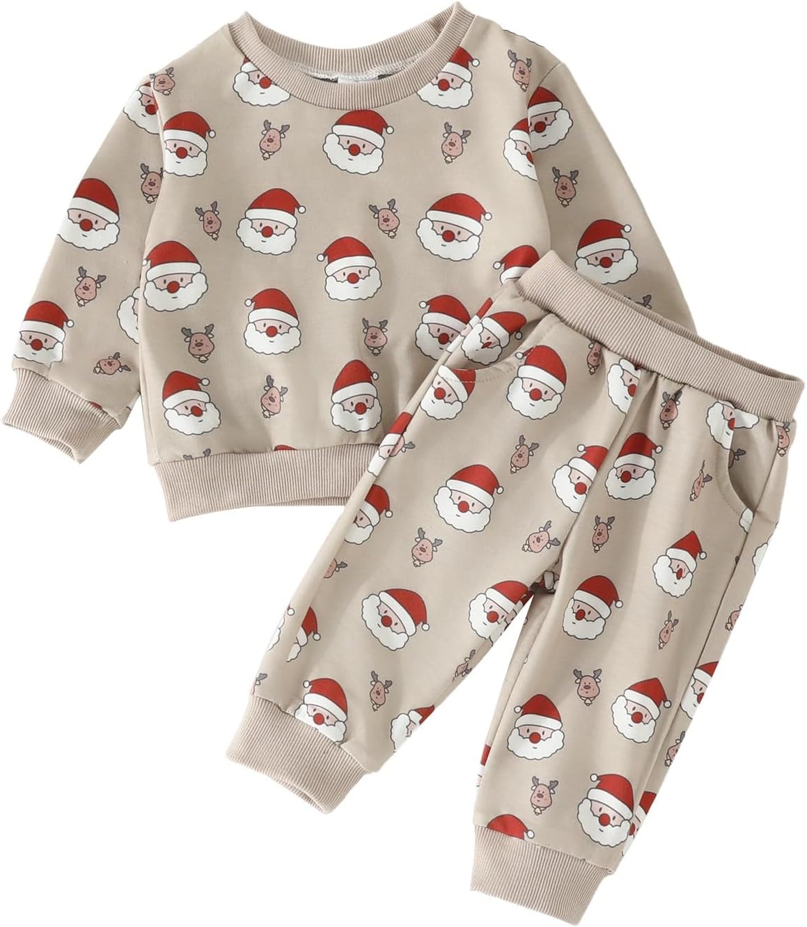 christmas baby outfit boys and girls 6-12 months