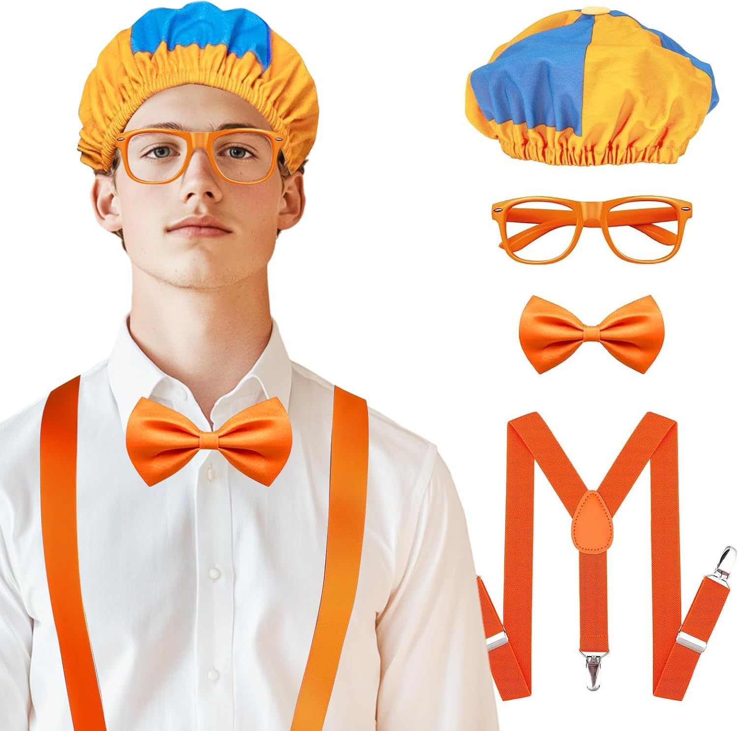 Ainuit Orange Roleplay Costume Set for Adults