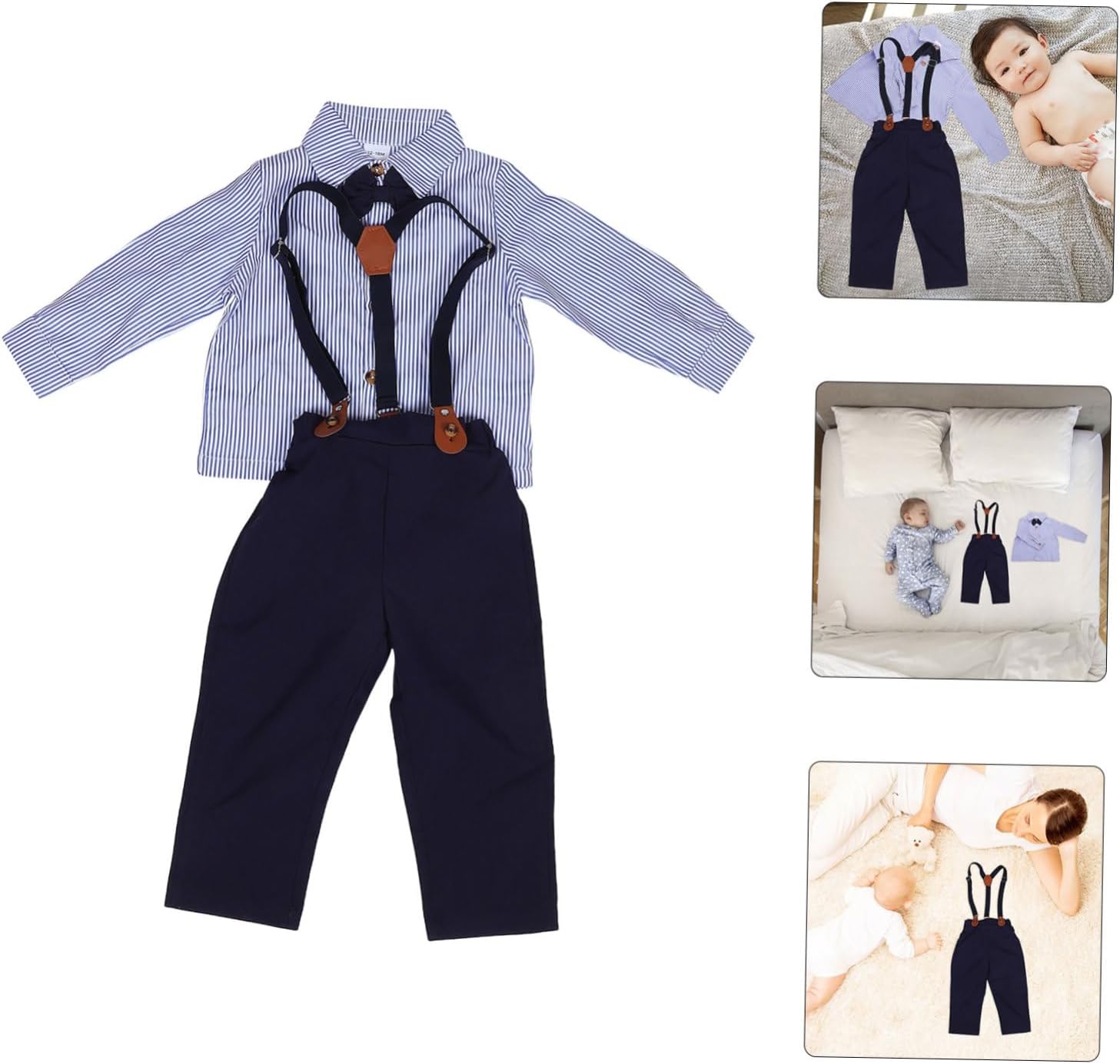 FOMIYES Boys Long Sleeve Oversight Set for SpringFall