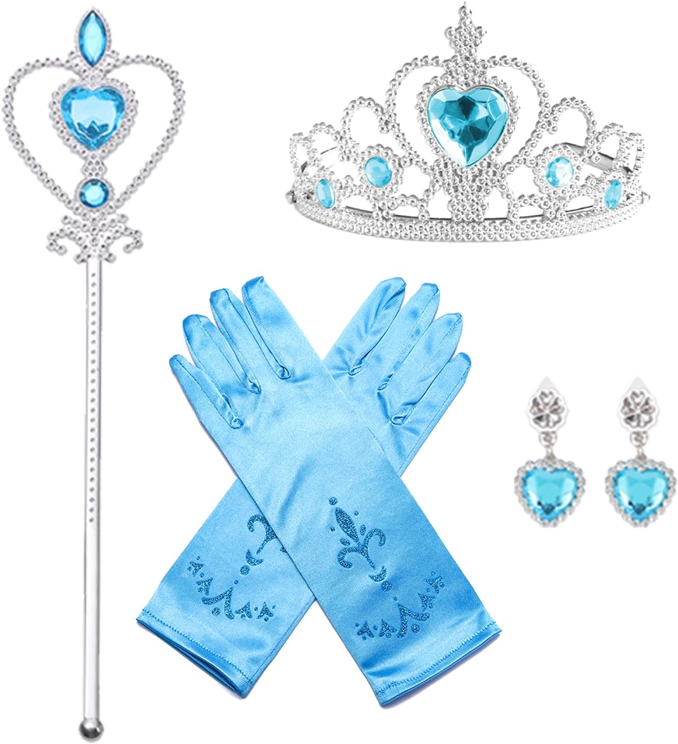 4-Piece Elsa Princess Accessories for Girls