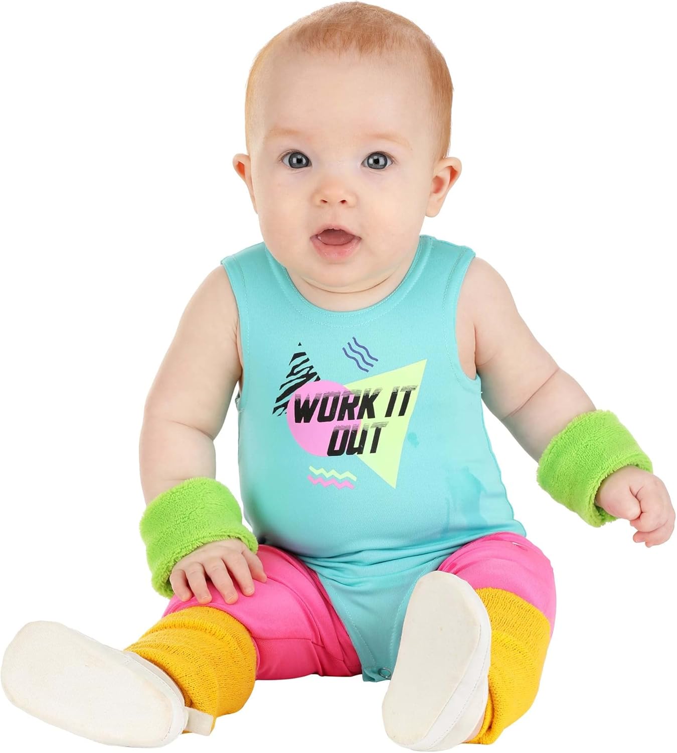 Back to 80s Baby Workout Costume