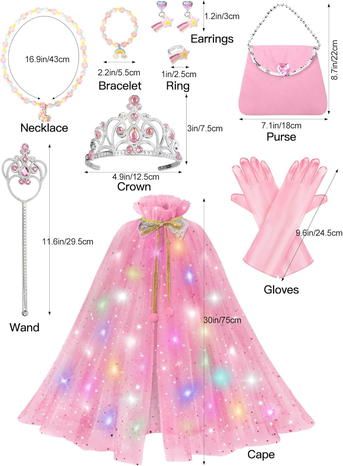 Light-Up Princess Costumes for Girls