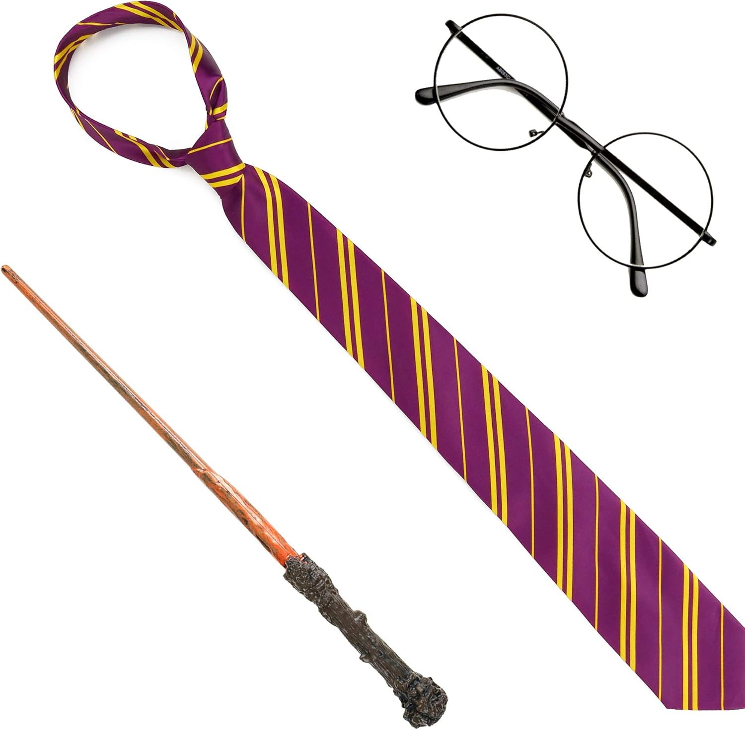 Skeleteen Wizard Costume Accessories Set Halloween School Uniform Perfect